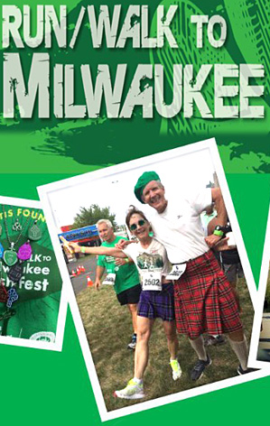 Tom and Mary Kay Aufrance on Irish Fest Poster