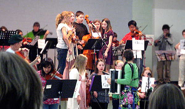 Students play Mary Kays Bells of Ireland