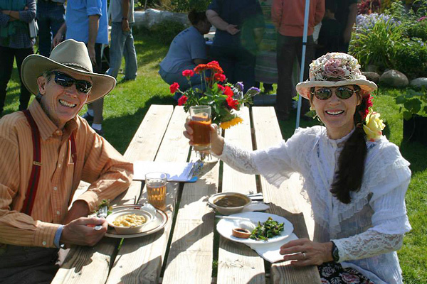 Slim and Minnie at the Urban Farm Fest